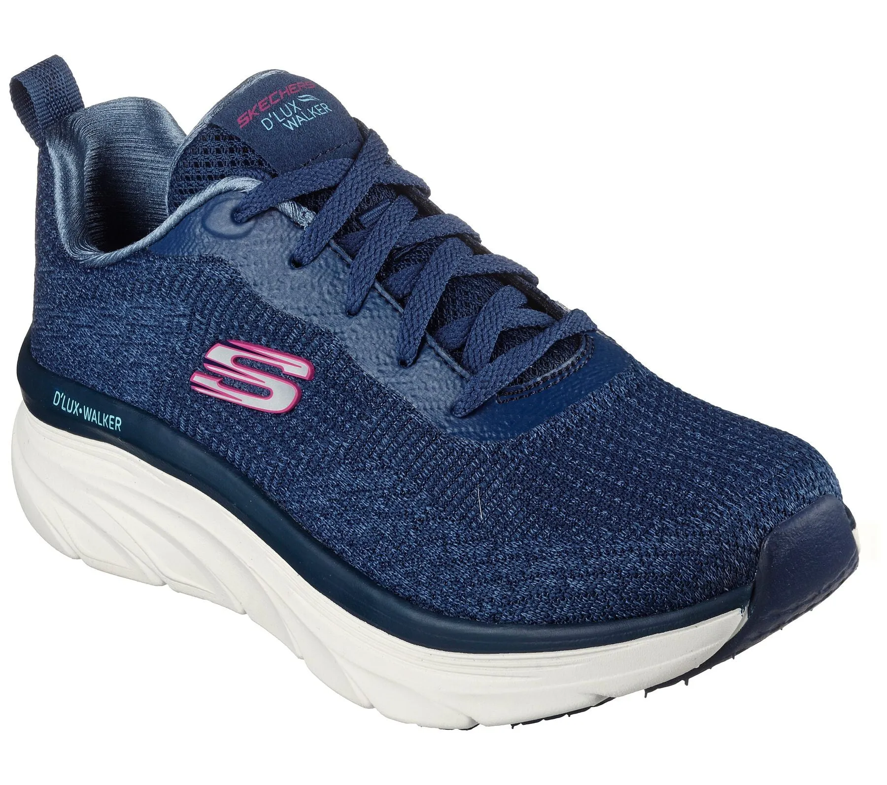 Ladies Skechers D'Lux Walker-Daily Trainers Navy 149815 NVY Sale