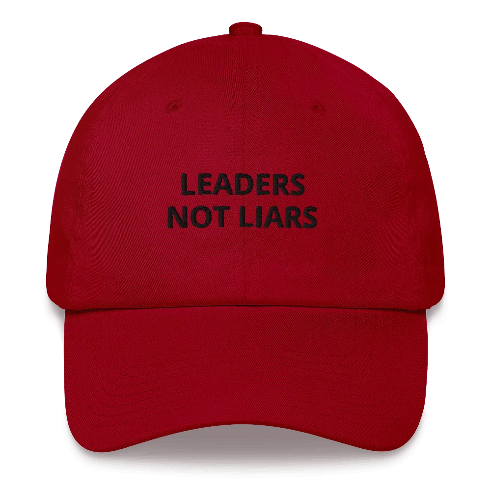 Leaders Not Liars Hat