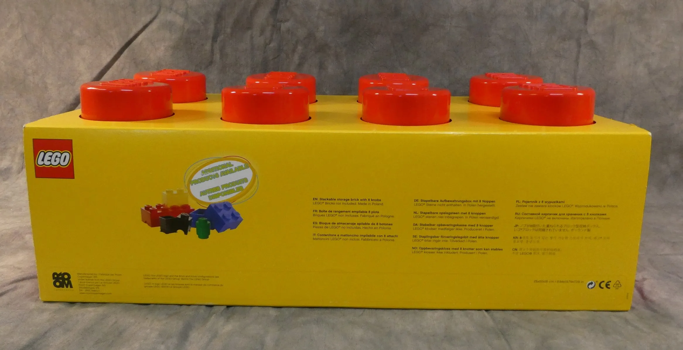 Lego 8 Knob Storage Brick - Brand New!