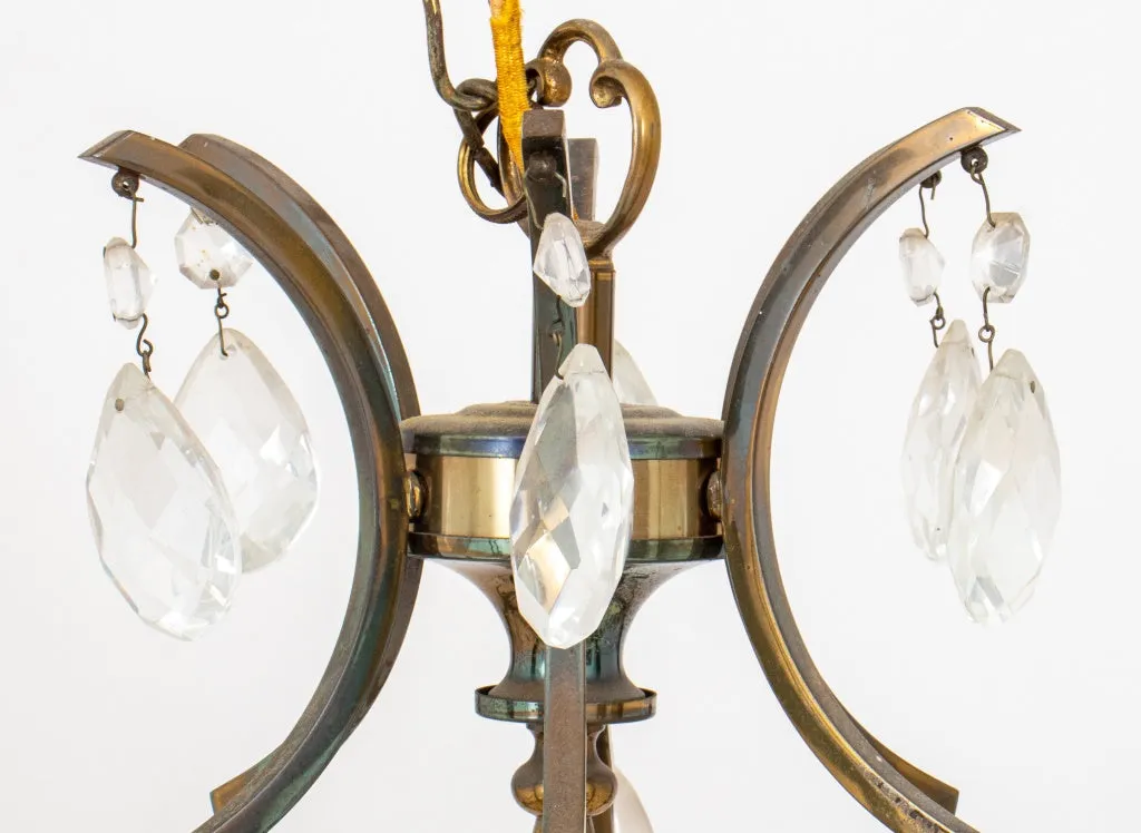 Louis XV Style Cage Form Six Light Chandelier