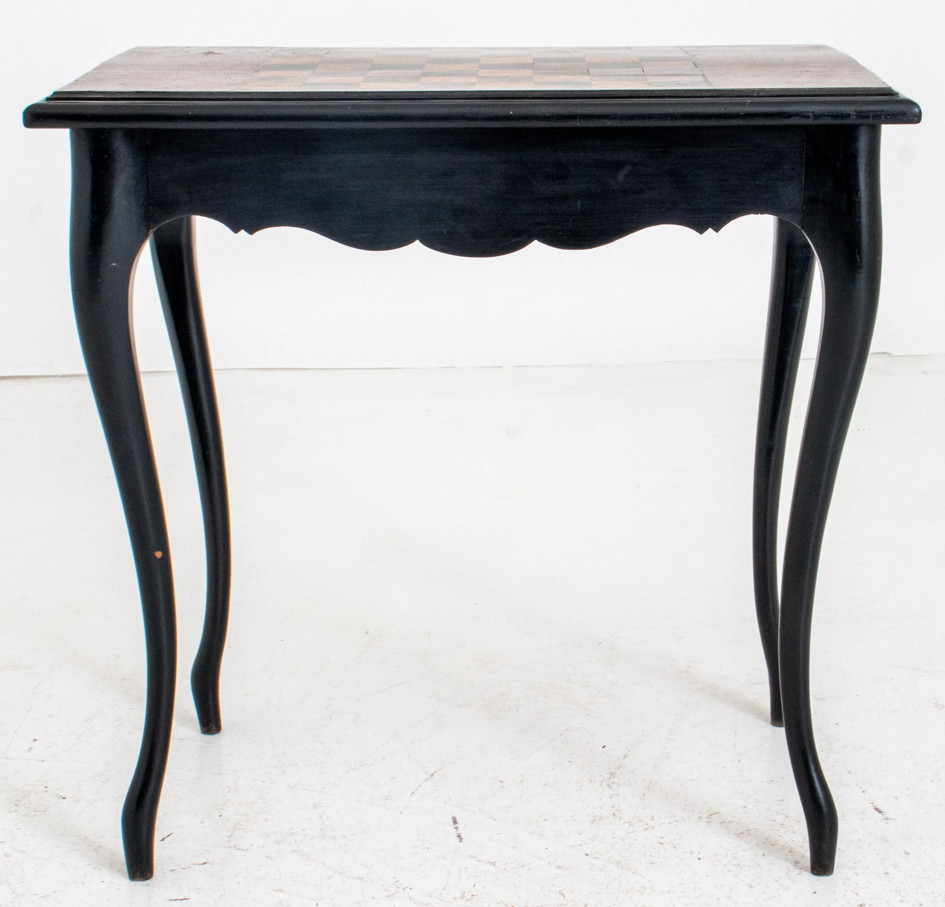 Louis XV Style Ebonized Games Table