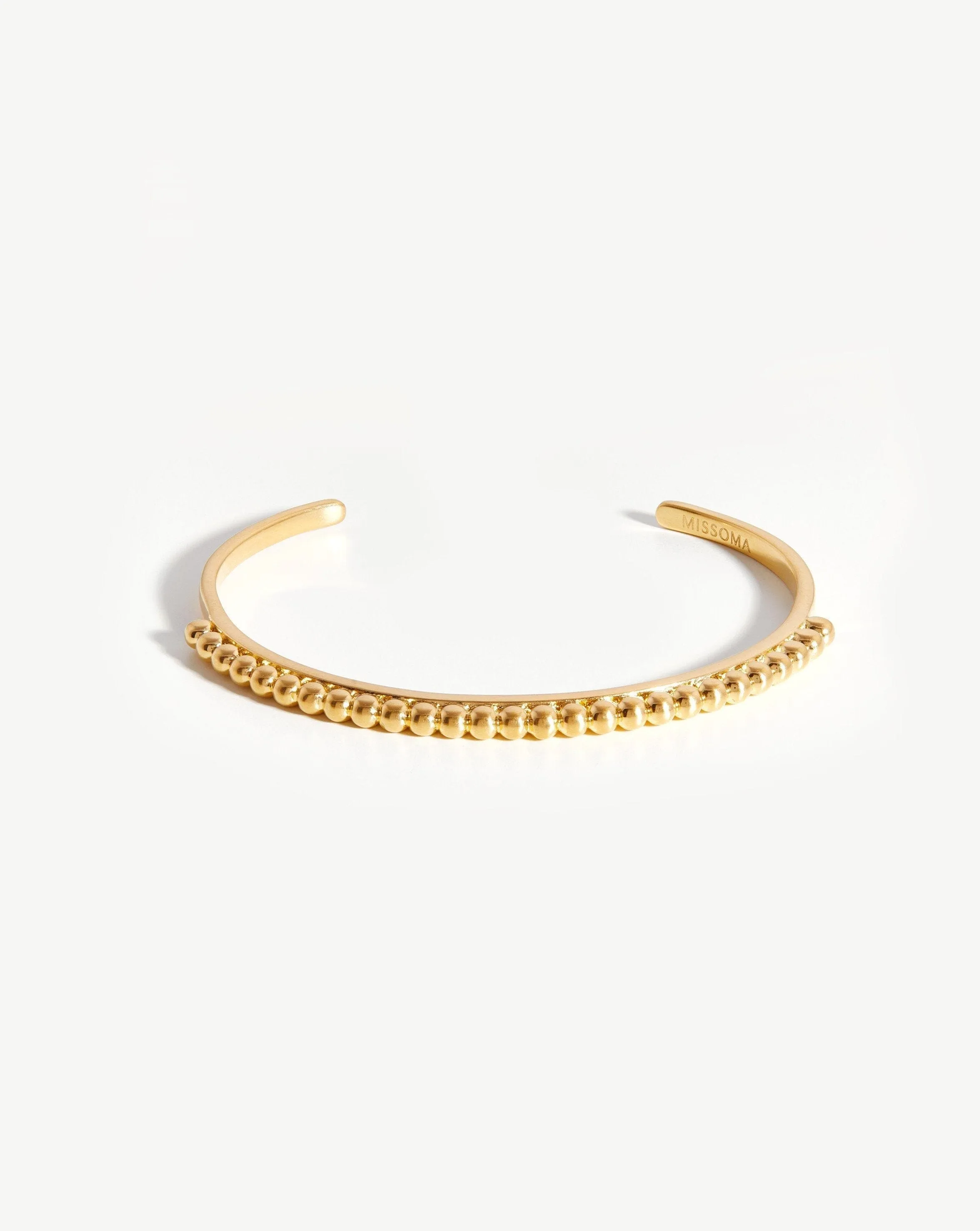 Lucy Williams Beaded Cuff | 18ct Gold Plated