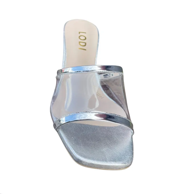 Luisanavi Silver Transparent Slide