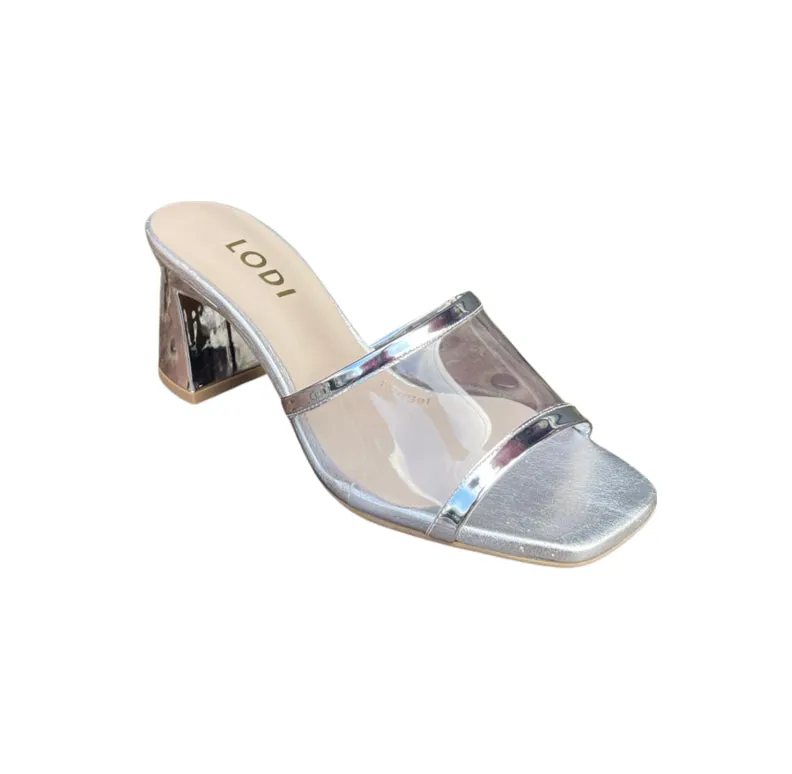 Luisanavi Silver Transparent Slide