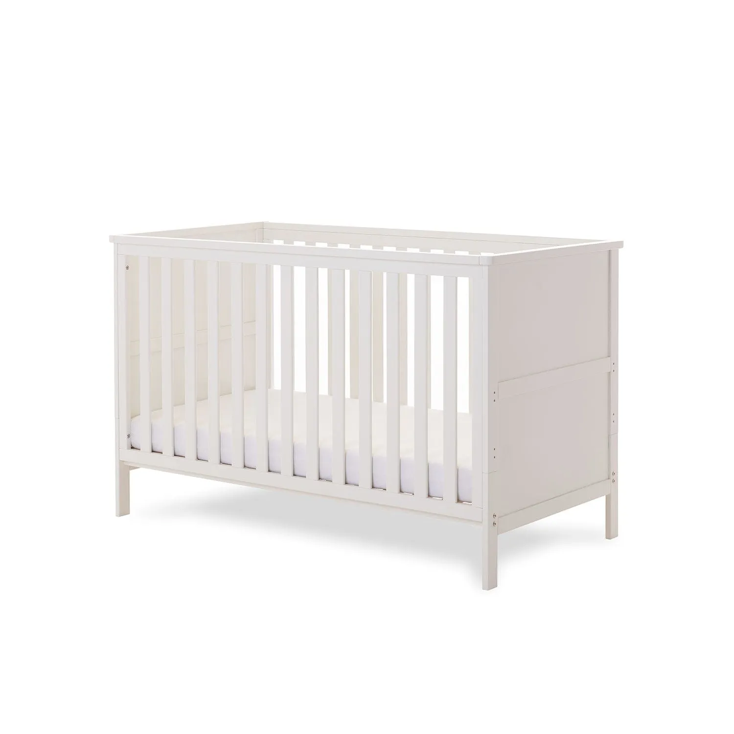 OBaby Evie Cot Bed - White