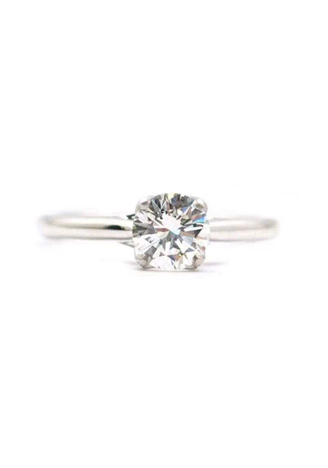 Parade Design Hemera 18KWG Round Solitaire Diamond Ring