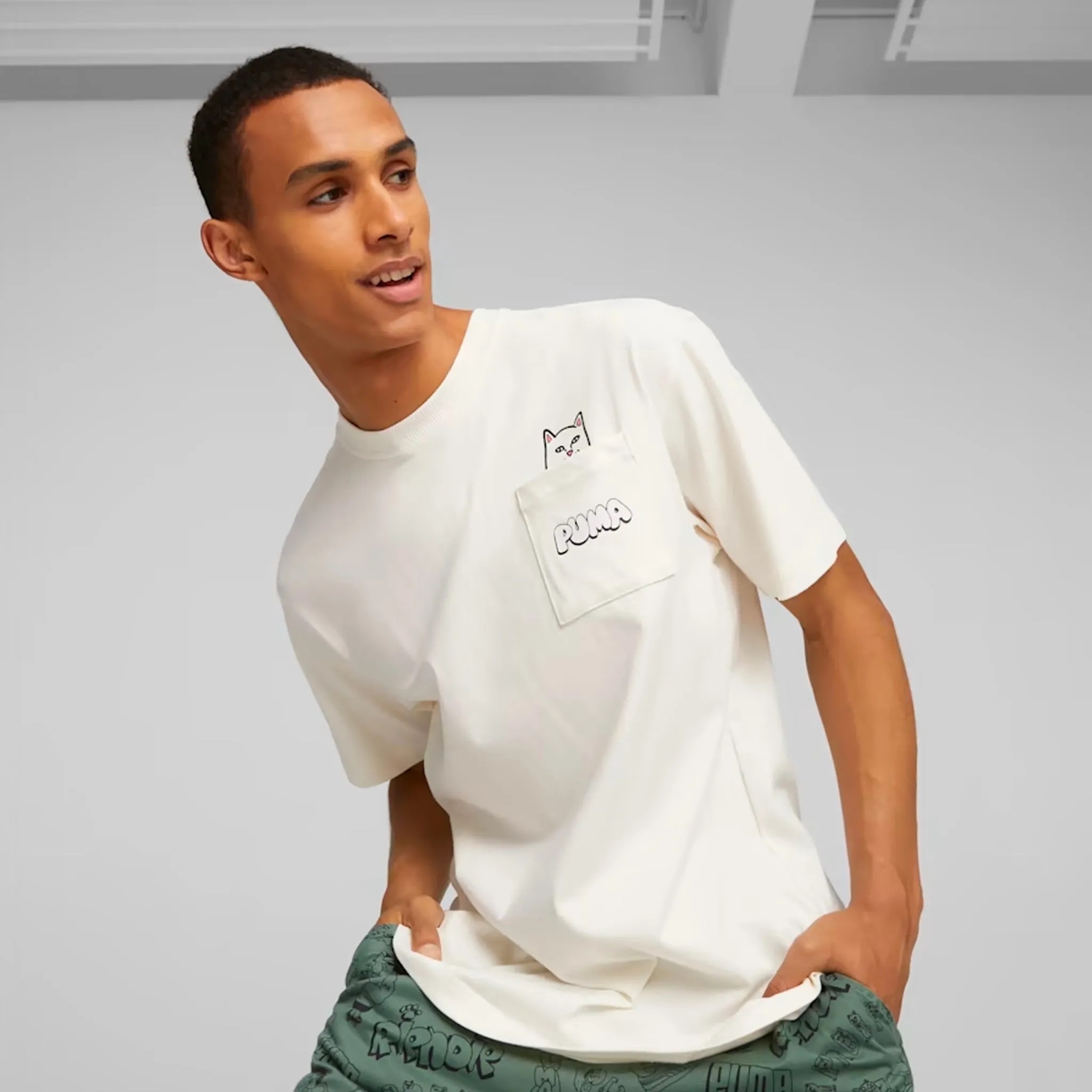 PUMA X RIPNDIP Pocket Tee (White)