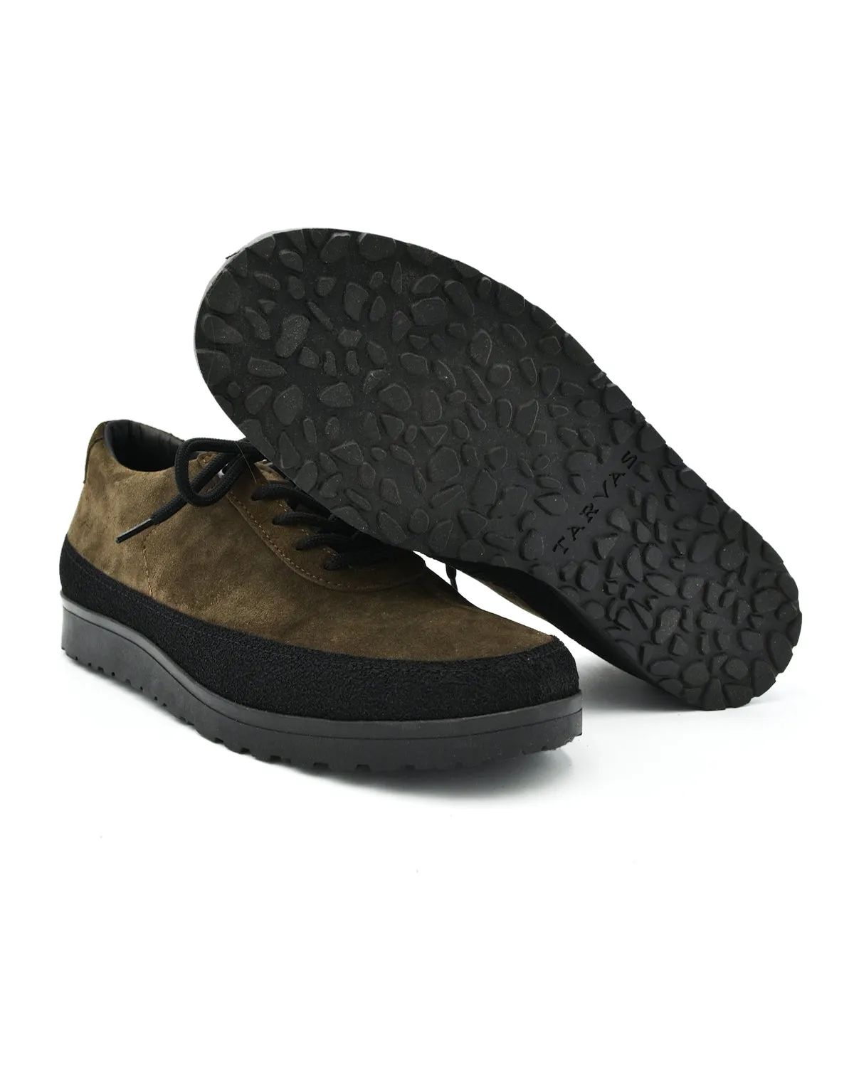 Tarvas Explorer Army Green Suede Sneaker