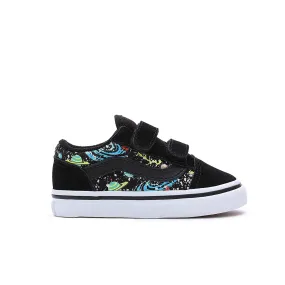 Classic Black and True White TD Old Skool V Cosmic Glow Sneakers