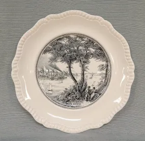 The Mississippi River Copeland Spode Jaccard's Decorative Plate