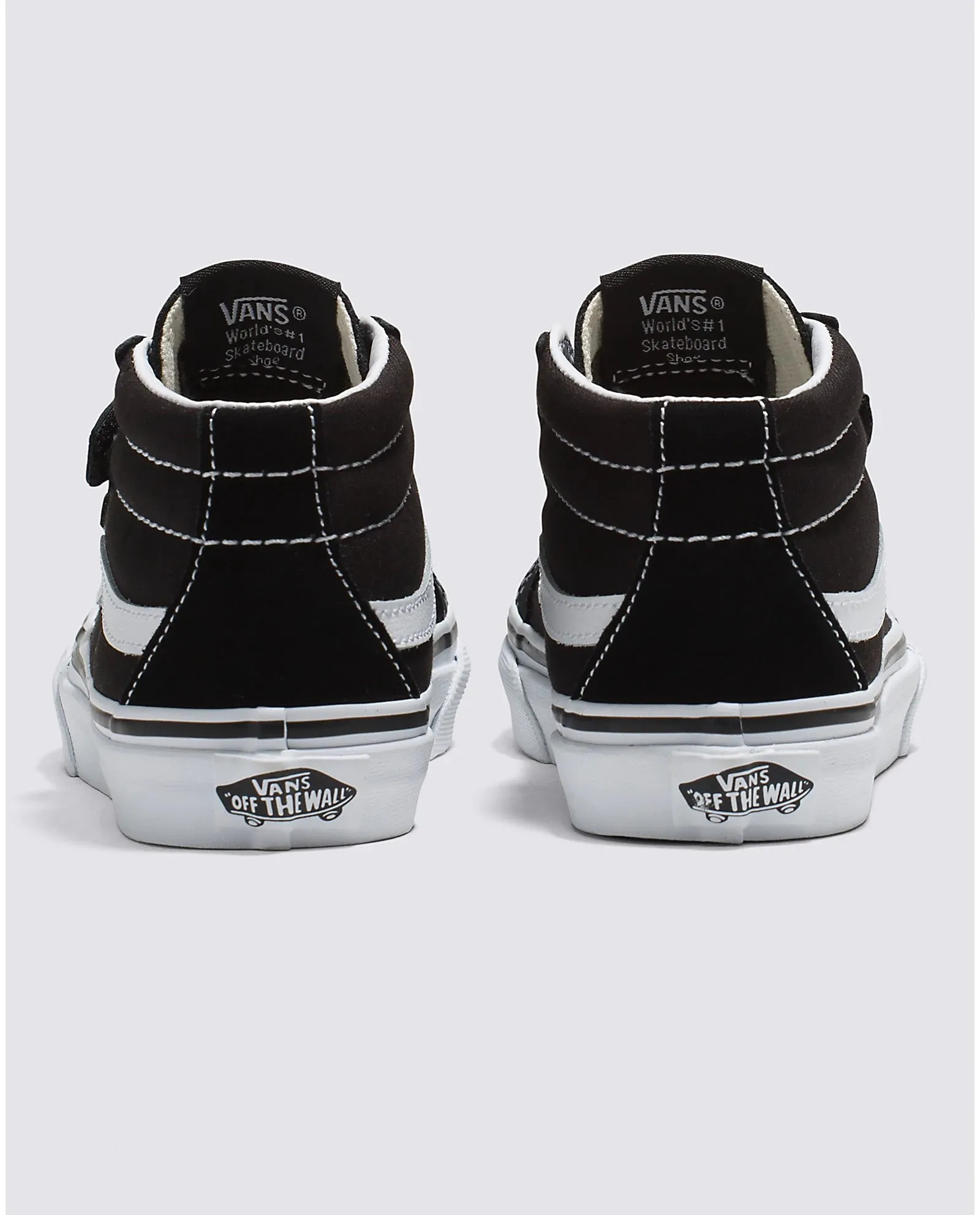 VANS Kids' Kids Sk8-Mid Reissue V Shoe (Black/True White)