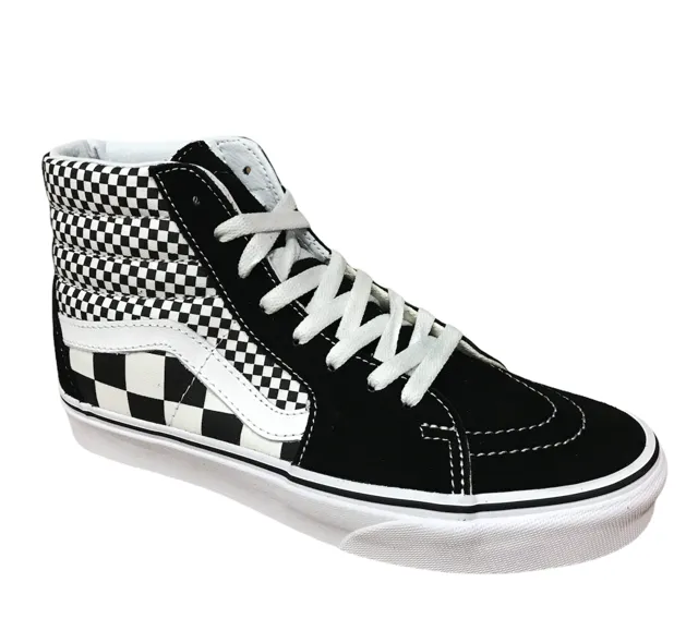 Vans SK8-HI (mix checker) VN0A38GEQ9B black true white