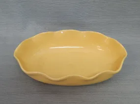 Vintage Abingdon USA Yellow Ceramic Bowl