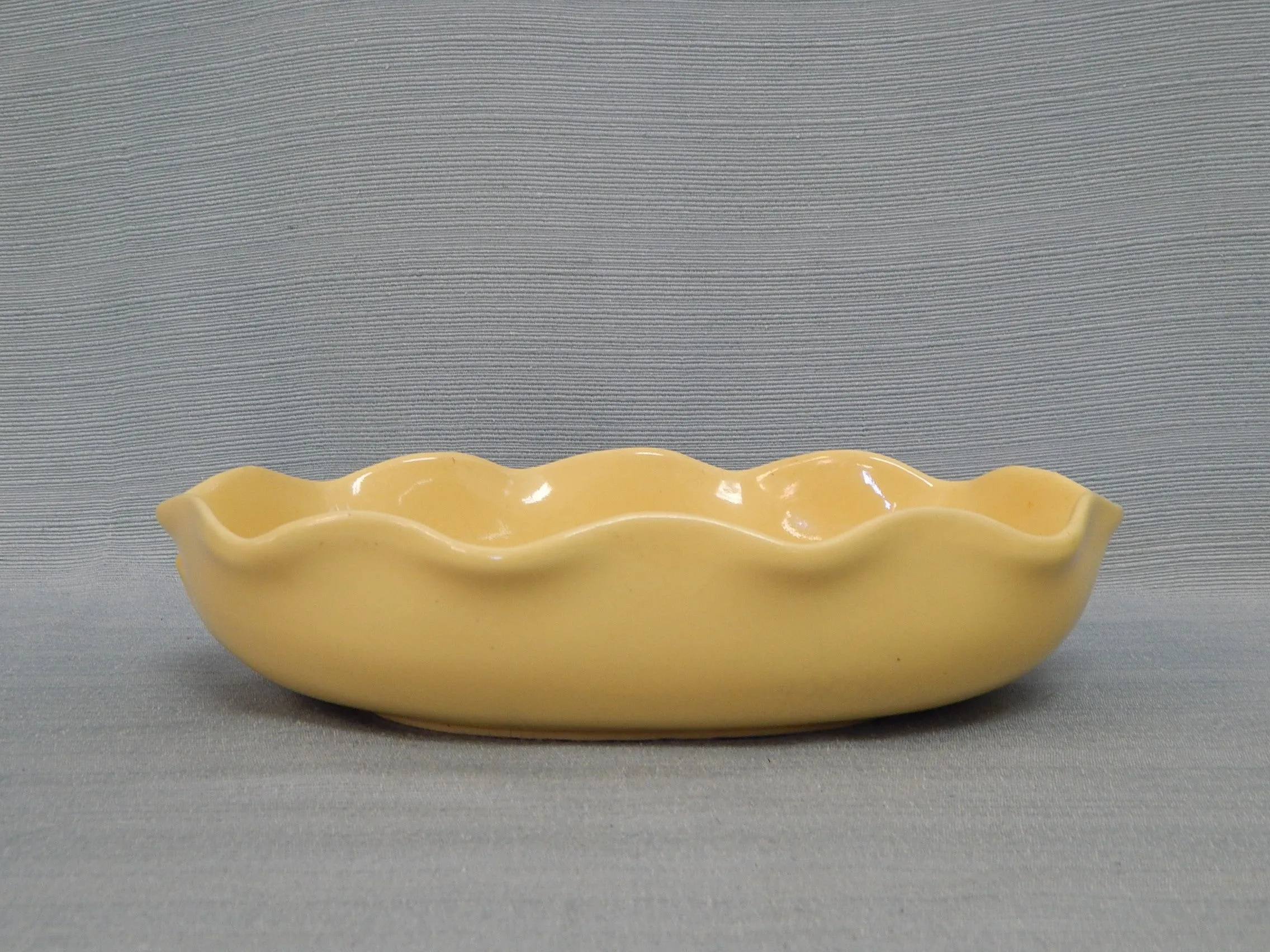 Vintage Abingdon USA Yellow Ceramic Bowl