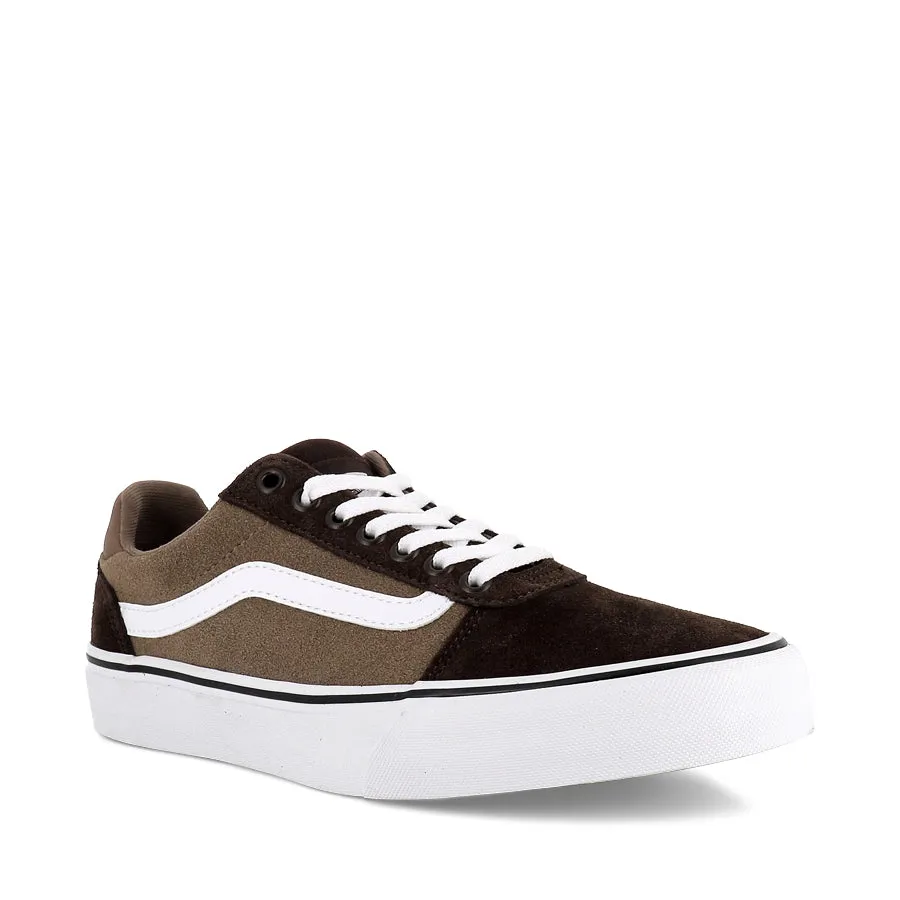 WARD DELUXE RETRO SUEDE - BROWN/WHITE