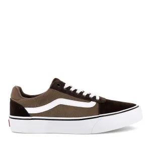 WARD DELUXE RETRO SUEDE - BROWN/WHITE